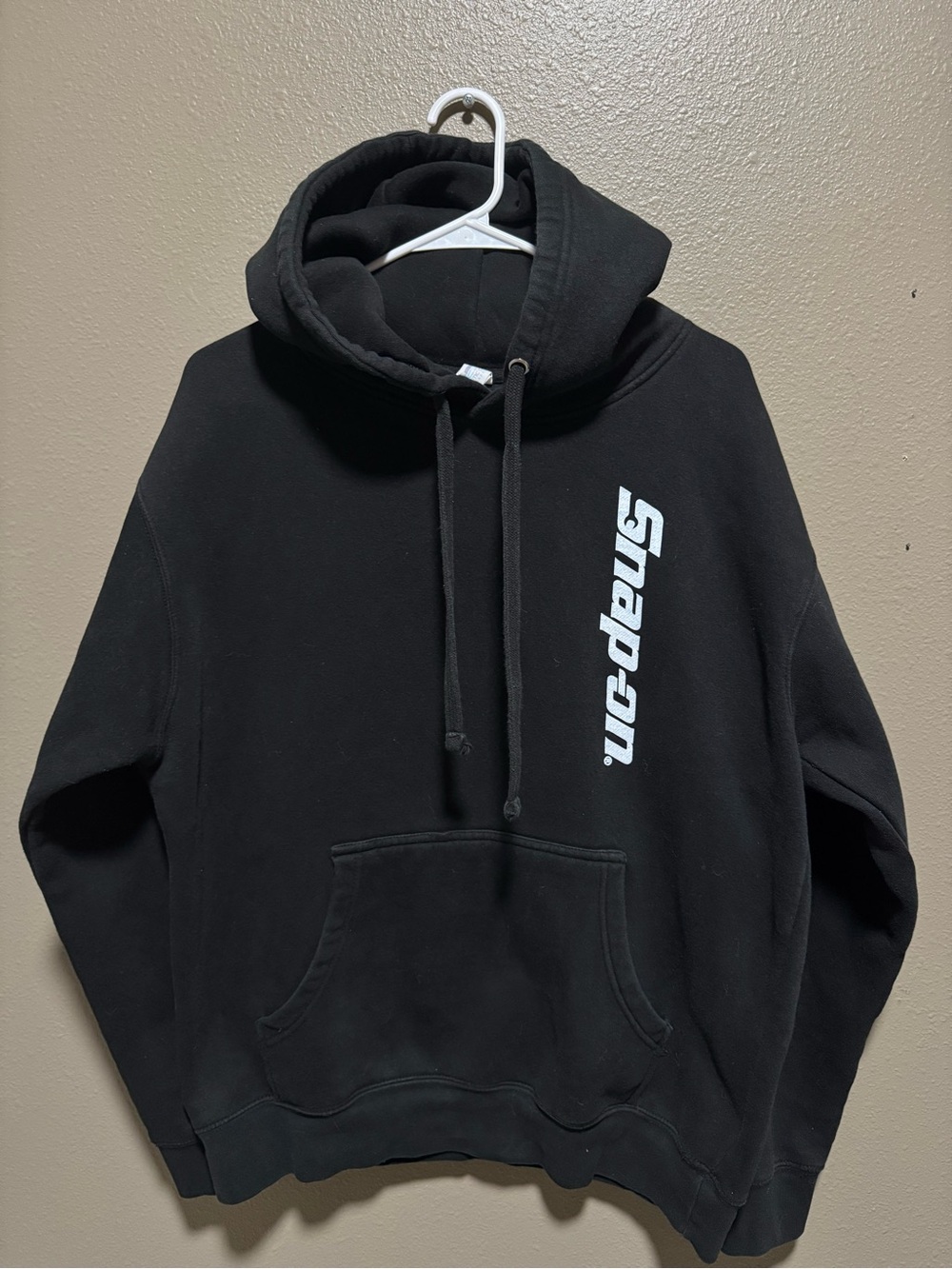 Snap-on Men’s Black Pullover Hoodie